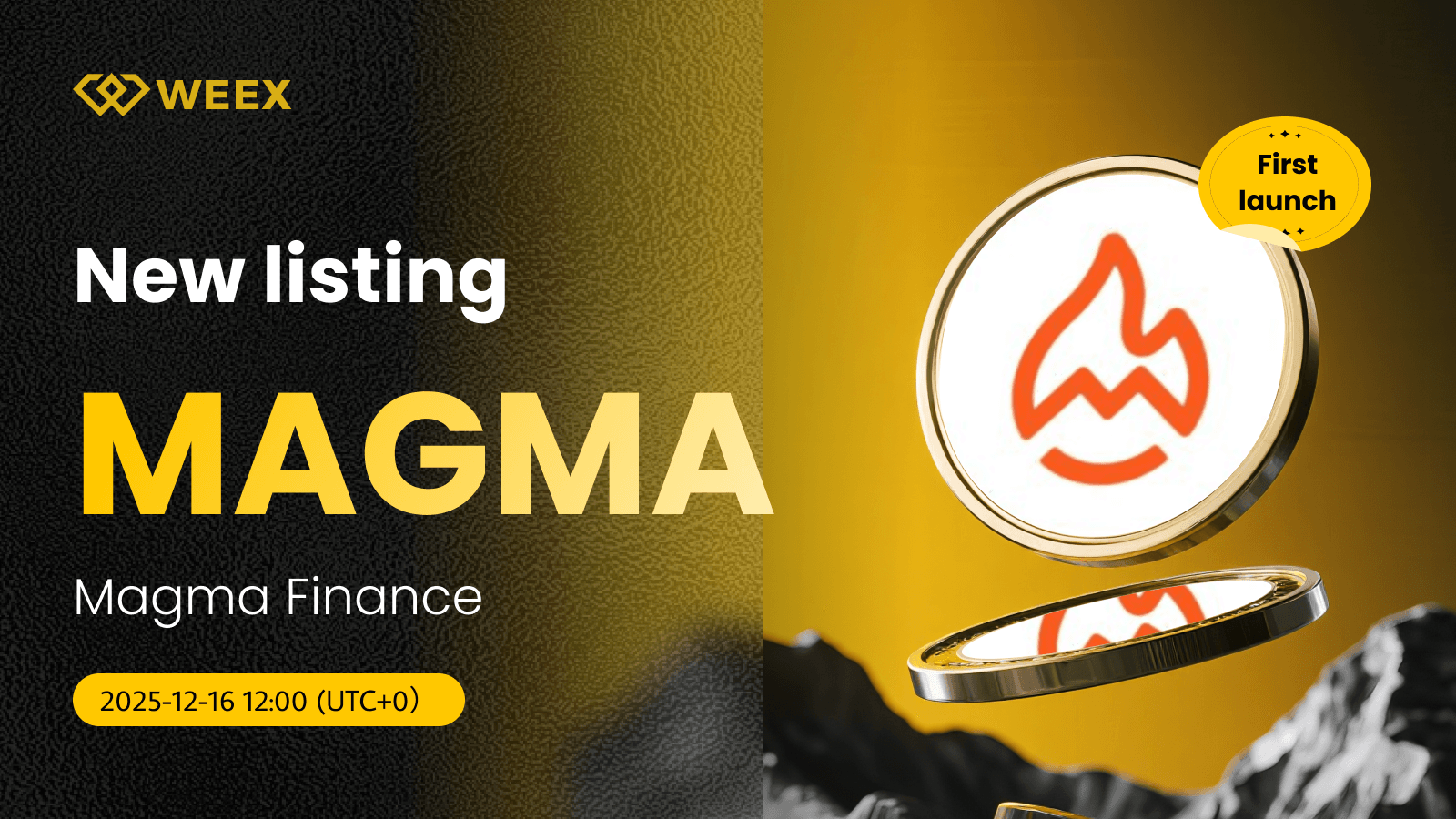 Magma Finance (MAGMA) Coin Now Listed on WEEX with MAGMA USDT Spot Trading Pair