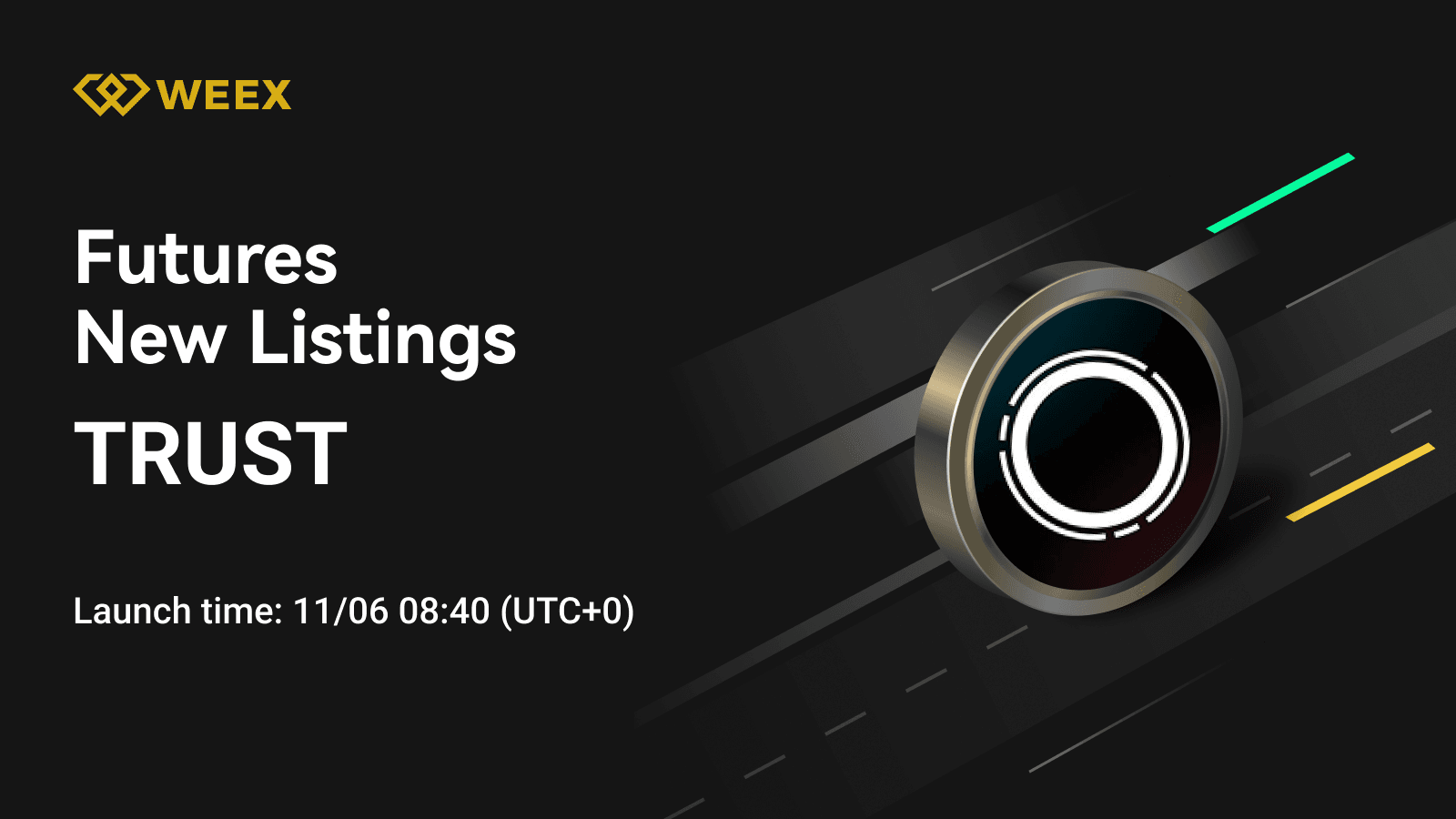 WEEX Futures Lists TRUST USDT Perpetual Contract