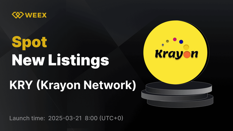 Krayon Network (KRY) Now Live on WEEX – KRY USDT Trading Open